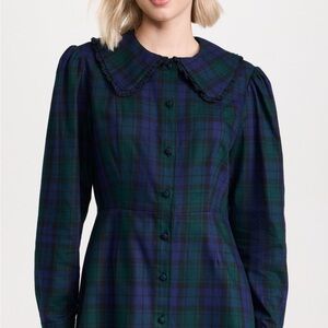 Hill House Hazel Dress is Blackwatch Tartan